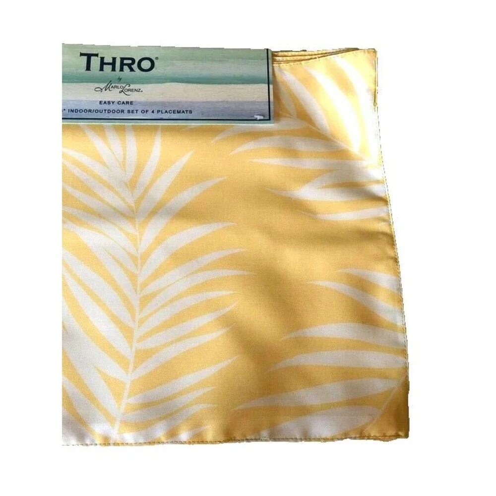 Thro Palm Leaf Placemats 13x18